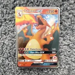 Pokemon Charizard GX Ultra Rare Hidden Fates 9/68 HP 250 English Card - Image 1