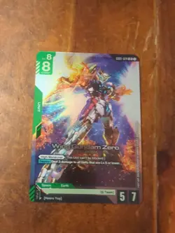 Wing Gundam Zero GD01-024 LR - Newtype Rising Gundam Card Game TCG - NM Foil - Image 2