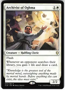 Archivist of Oghma R MTG Commander Legends: Battle for Baldur's Gate 4 NM - Image 1