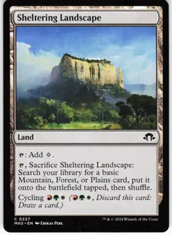 Sheltering Landscape C MTG Modern Horizons 3 227 NM - Image 1