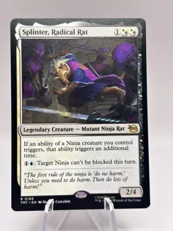 Splinter, Radical Rat 0169 Teenage Mutant Ninja Turtles TMT MTG NM - Image 1