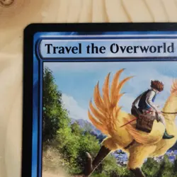 Magic: The Gathering Travel the Overworld 0082 FFV Sorcery Uncommon Blue Wizard… - Image 3