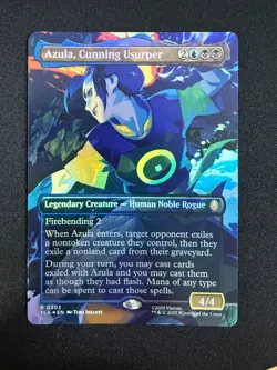 Azula, Cunning Usurper (BORDERLESS FOIL) - Avatar: Last Airbender (MTG) NM - Image 1