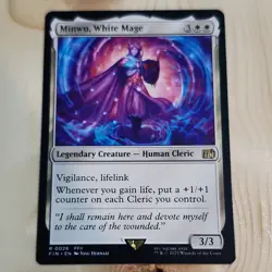 Magic: The Gathering Minwu, White Mage 0026 UB: Final Fantasy Rare 2025 3/3 - Image 1