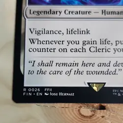 Magic: The Gathering Minwu, White Mage 0026 UB: Final Fantasy Rare 2025 3/3 - Image 5