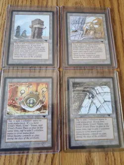 Magic The Gathering ANTIQUITIES URZA'S MINE All 4 Variations Very Nice Condition - Image 1