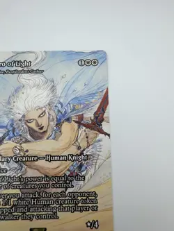 MTG – Final Fantasy – Hero of Light – Rare 0001 (Adeline, Resplendent Cathar) - Image 3