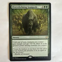 MTG Overwhelming Stampede Commander 2019 175/302 Regular Rare - Image 1