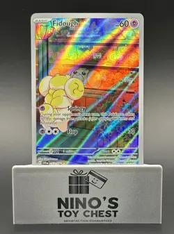 Pokemon TCG Fidough Scarlet & Violet Base Set 213/198 Holo Illustration Rare - Image 1