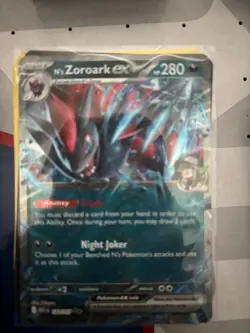 Nintendo N's Zoroark ex Holo Pokemon Card Lot - Card Number 280 plus bulk - Image 1