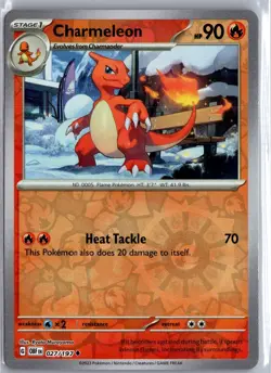 Charmeleon 027/197 Uncommon Obsidian Flames Pokemon NM/M - Image 1