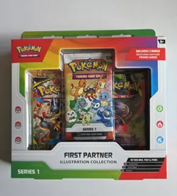 1x *NEW SEALED* Pokemon TCG: First Partner Illustration Collection Series 1 - Image 1
