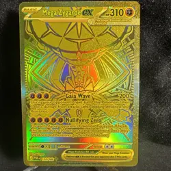 Pokemon Mega Zygarde EX Gold Mega Hyper Rare 124/88 Perfect Order - Image 1