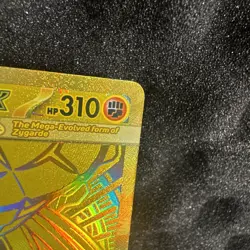 Pokemon Mega Zygarde EX Gold Mega Hyper Rare 124/88 Perfect Order - Image 2