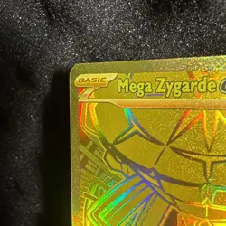 Pokemon Mega Zygarde EX Gold Mega Hyper Rare 124/88 Perfect Order - Image 3