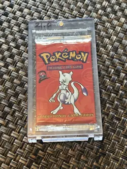 BOX FRESH 1999 Pokemon Base Set 2 Booster Pack FACTORY SEALED WOTC - Image 1