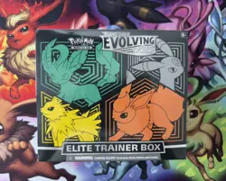 Pokemon Sword & Shield Evolving Skies Elite Trainer Box Leafeon Umbreon SEALED! - Image 2