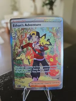 Pokemon TCG Ethan's Adventure 236/182 Sv10: Destined Rivals Holo - Image 1