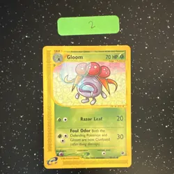 Gloom 078/165 Expedition Base Set Uncommon Regular Pokemon TCG English - Image 1