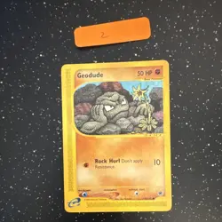 Geodude 110/165 Expedition Base Set Common Regular Pokemon TCG English - Image 1
