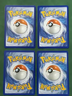 4 x Poke Pad 198/217 Reverse Holo Perfect Order Pokemon Trainer Play Set of 4 - Image 2