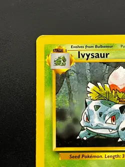 Ivysaur 30/102 - Base Set Vintage WOTC Pokemon TCG Card MP - Image 5