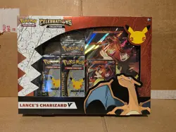 Pokemon 25th Anniversary Celebrations Collection Lance's Charizard V Box - Image 1