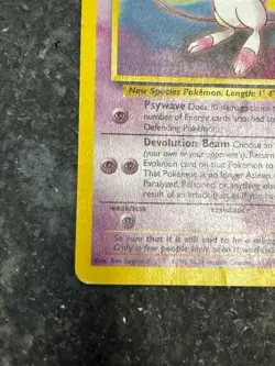 Mew Black Star Promo #8 Vintage Pokemon Card WOTC Promo MP - Image 2