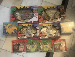 Pokemon TCG Ascended Heroes lot 2 Etb 2 Poster 2 Pin 2 3 Pack 2 2 Pack - Image 1