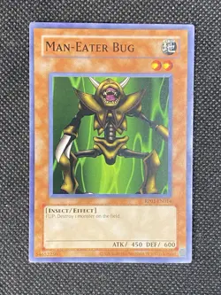 YuGiOh! - Man-Eater Bug RP01-EN014 Common (Retro Reprint) Near Mint - Image 1
