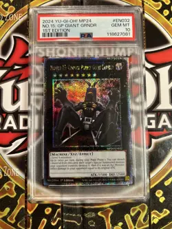 YuGiOh NO 15: GIMMICK PUPPET GIANT GRINDER #MP24-EN032🔥PSA 10🔥1st ED-2024 QCSR - Image 3