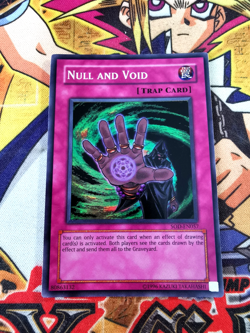 Null and Void sod-en057 Unltd Ed (MP) Super Rare Yu-Gi-Oh! - Image 1