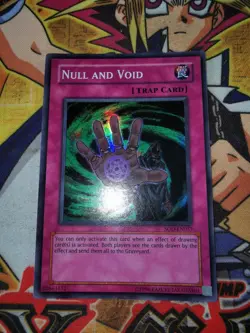Null and Void sod-en057 Unltd Ed (MP) Super Rare Yu-Gi-Oh! - Image 4