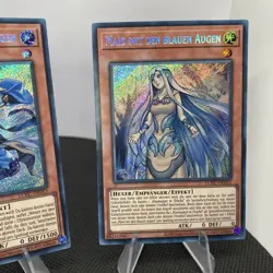 Yugioh Priesterin, Weiser & Maid Mit Den Blauen Augen Secret Rare Playset - Image 4