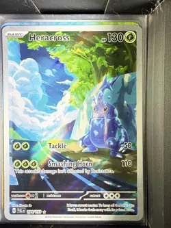 Pokemon TCG - Heracross - Illustration Rare SV02: Paldea Evolved 194/193 NM - Image 1