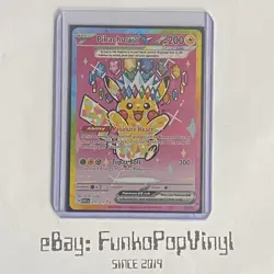 POKEMON: PIKACHU EX 2026 ASCENDED HEROES 277/217 SPECIAL ILLUSTRATION RARE SIR - Image 1