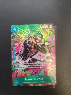ONE PIECE ZORO OP15 TR ENG - OP13-037 Roronoa Zoro Treasure Rare OP-15 - Image 1