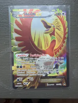 Pokemon TCG Breakpoint Ho-Oh EX Full Art Ultra Rare Holo Card 121/122 - Image 1