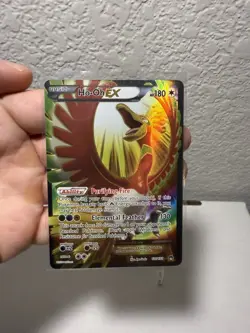 Pokemon TCG Breakpoint Ho-Oh EX Full Art Ultra Rare Holo Card 121/122 - Image 2