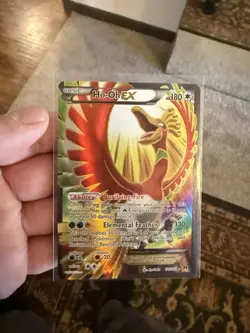 Pokemon TCG Breakpoint Ho-Oh EX Full Art Ultra Rare Holo Card 121/122 - Image 3
