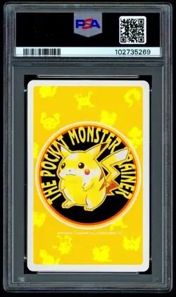 Pokemon GENGAR Japanese YELLOW Back 6 of Spades POKER Card #094A Rare PSA 9 MINT - Image 2