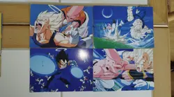 Lot Carte Postale Vegeta Dragon Ball Z GT postcard card dorothee magazine set - Image 1