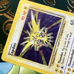 Zapdos 16/102 - Base Set Unlimited (1999) Vintage Holo Rare - HP - Image 3