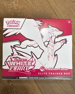 Pokemon Center White Flare ETB Elite Trainer Box New Sealed - Image 1