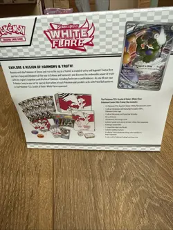 Pokemon Center White Flare ETB Elite Trainer Box New Sealed - Image 3