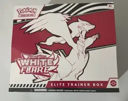 Pokemon Scarlet & Violet White Flare Elite Trainer Box Brand New Sealed ETB - Image 1