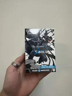 Pokemon TCG Black Bolt Booster Bundle Box - 6 Packs - SEALED/IN HAND - Image 1