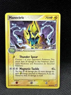 Manectric Prerelease [EX-NM] Promo Ex Deoxys Set - 38/107 Pokemon Card [2005] {B - Image 1