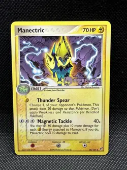 Manectric Prerelease [EX] Promo Ex Deoxys Set - 38/107 Pokemon Card [2005] {A} - Image 1