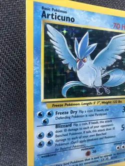 1999 Fossil Set Articuno Holo #2/62 Rare WOTC Pokemon Card TCG Original NM/LP - Image 2